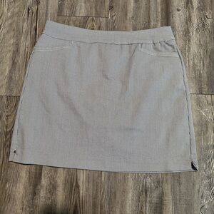 Croft & Barrow Women's Gray Mini Skort